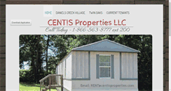 Desktop Screenshot of centisproperties.com