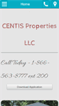 Mobile Screenshot of centisproperties.com